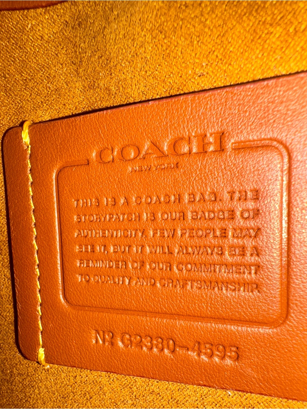Coach Beat 4595 Colorblock with Rivets, Suede and Leather Crossbody Bag - Picture 8 of 14